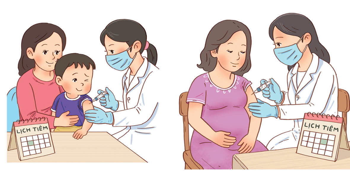 Tiêm vắc xin phòng uốn ván