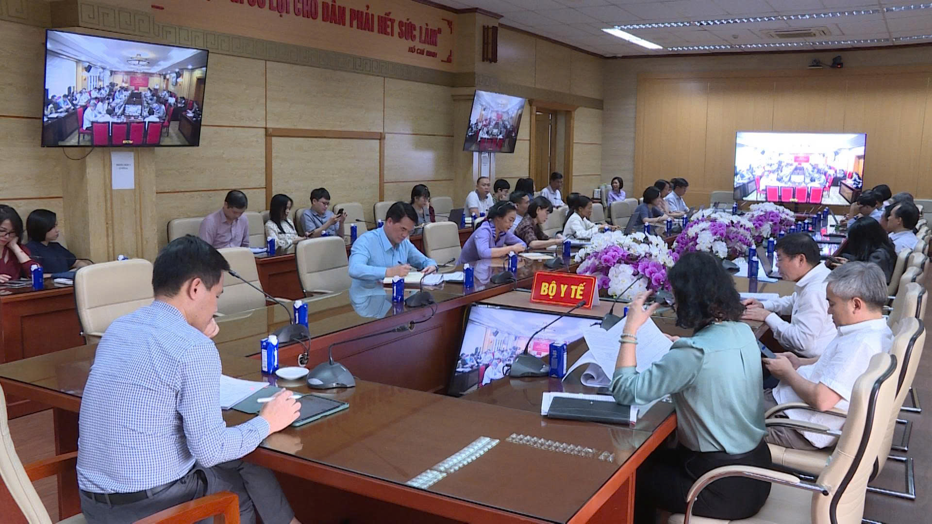 Hội nghị trực tuyến quán triệt các văn bản mới về công tác xây dựng Đảng