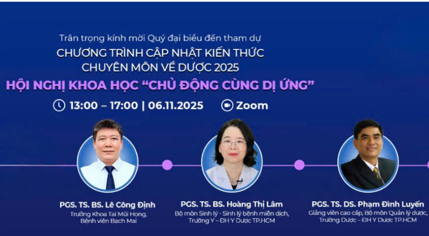 Hội nghị khoa học “Chủ động cùng dị ứng”